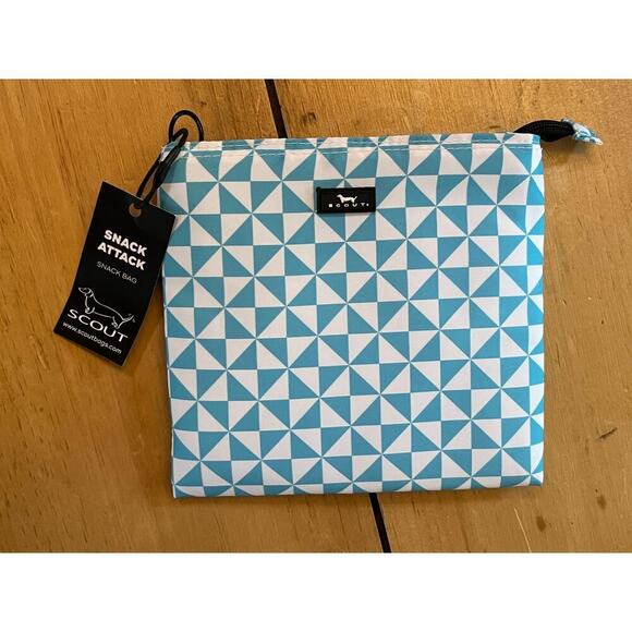 NWT! Scout Snack Attack Snack Bag. Too Pool for school! Re-usable.  7"x6.5" - Picture 1 of 2